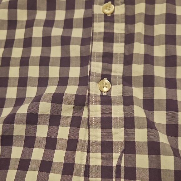J. Crew Purple Checkered Men's Shirt - Picture 7 of 7